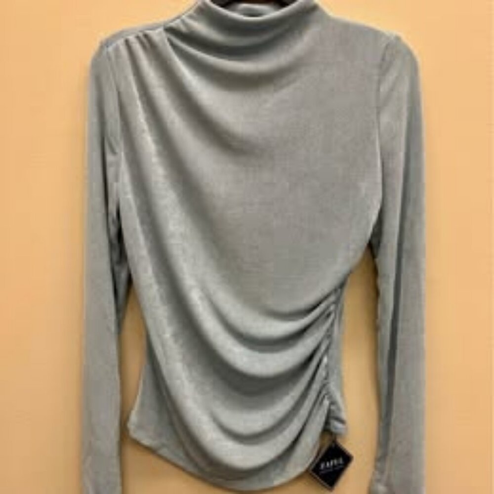 Zaful Gray Long Sleeve Top